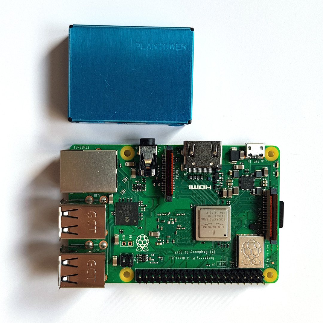 Raspberry Pi and PMS7003 sensor